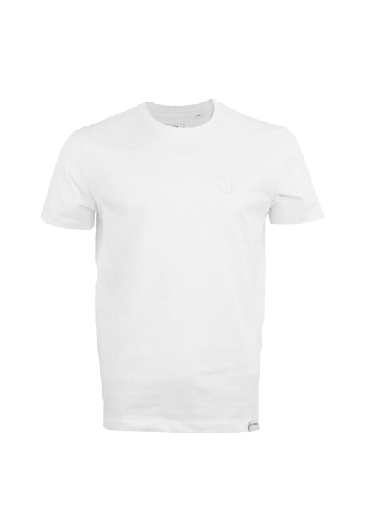 plain white reflective  logo