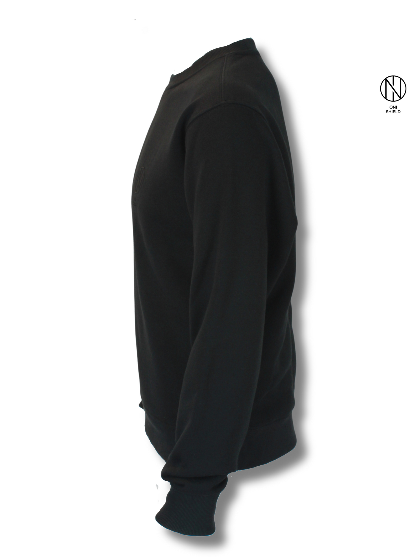 Oni shield black sweat shirt